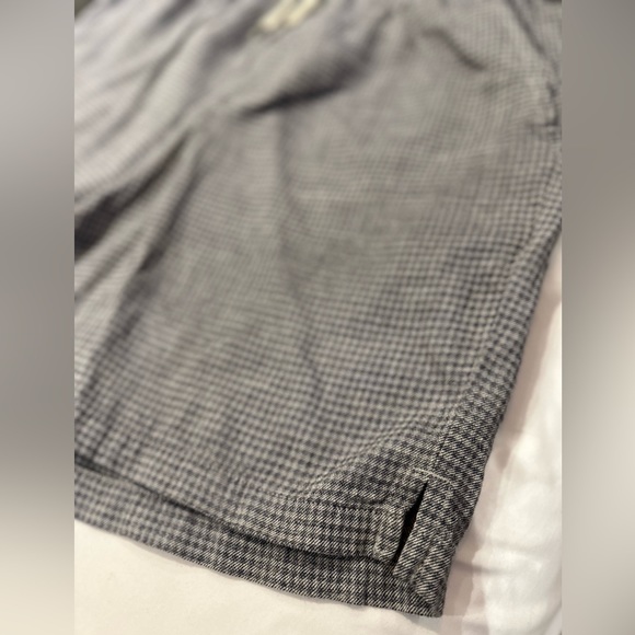 Schnayderman’s Linen plaid grey shorts L - Picture 2 of 7